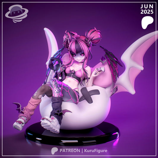 Ironmouse Style VTuber Unpainted Resin Garage Kit (1/6-1/12)