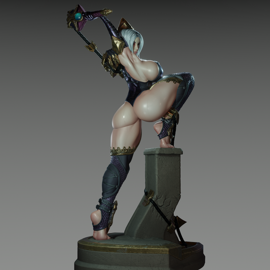 Ivy style Whipblade Temptress Girl resin kit – Unpainted 3D Printed Model kit