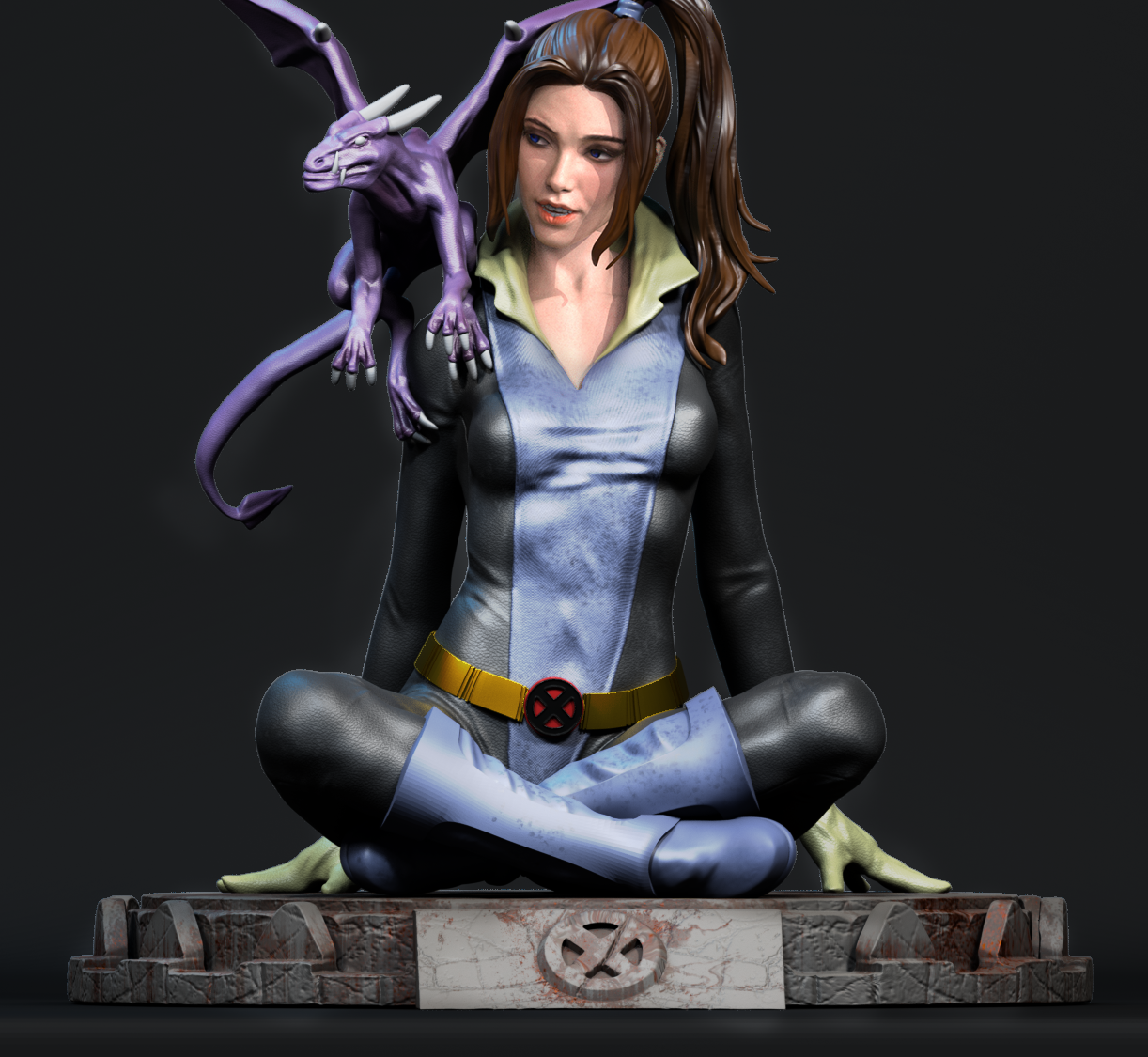 Kitty Pryde Style Phasing Heroine Resin Kit – Unpainted 3D Printed Model Kit
