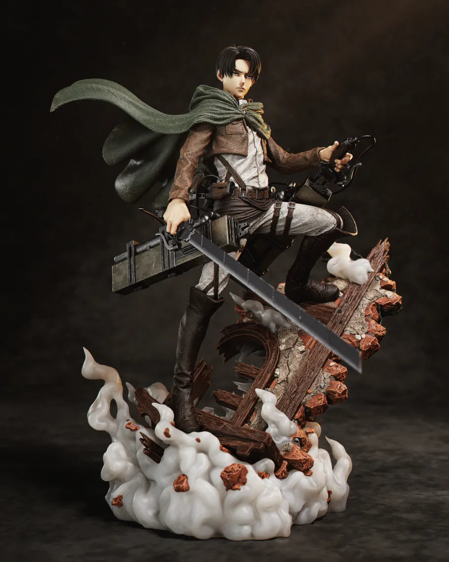 Levi Ackerman Style Scout Captain Resin Kit – Unpainted 3D Printed Model Kit