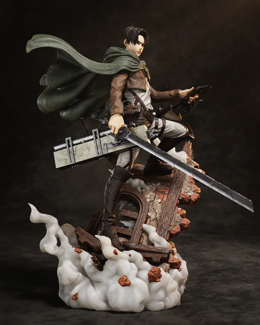 Levi Ackerman Style Scout Captain Resin Kit – Unpainted 3D Printed Model Kit