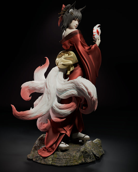 Amaterasu Japanese Goddess resin kit – Unpainted 3D Printed Model kit