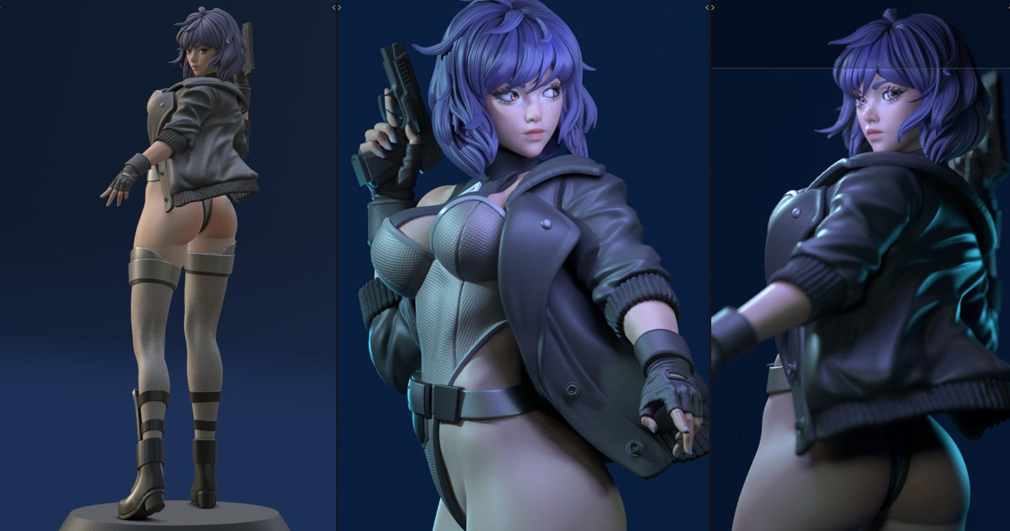 Motoko Style Ghost in the Shell Combat Resin Garage Kit (1/6-1/12)