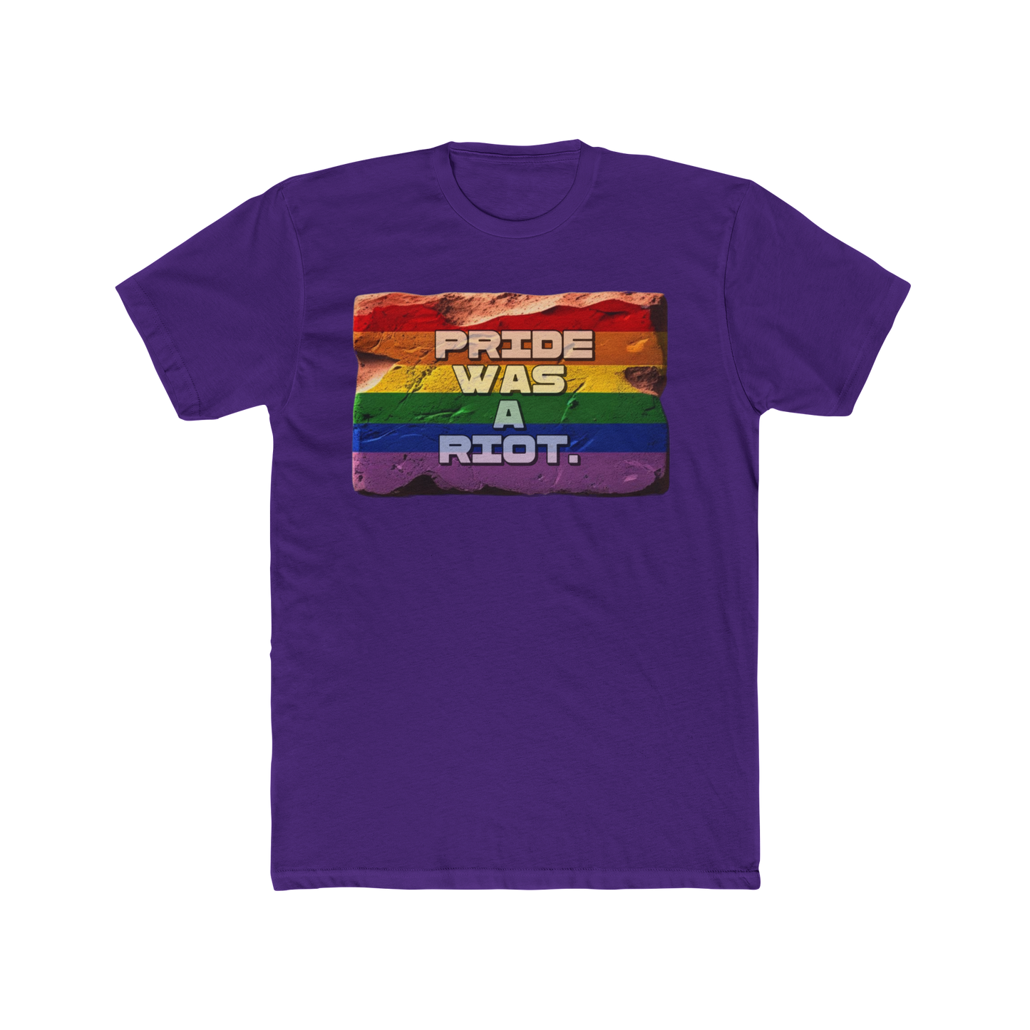 Pride Was a Riot T-Shirt – LGBTQ+ Protest Tee, Queer History Graphic Pride Shirt