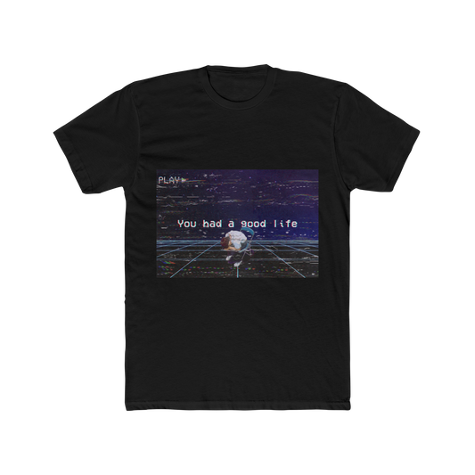 You Had a Good Life Shirt – Vaporwave Shinji Graphic Tee, Aesthetic Sad Anime VHS T-Shirt