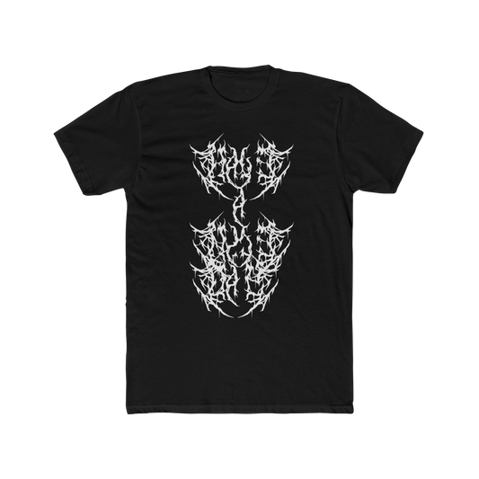 Have a Nice Day Shirt - Metal Font Shirt, Heavy Metal Aesthetic Tee, Death Metal Typography, Goth Rock and Roll T-Shirt, Rare Cool Graphic