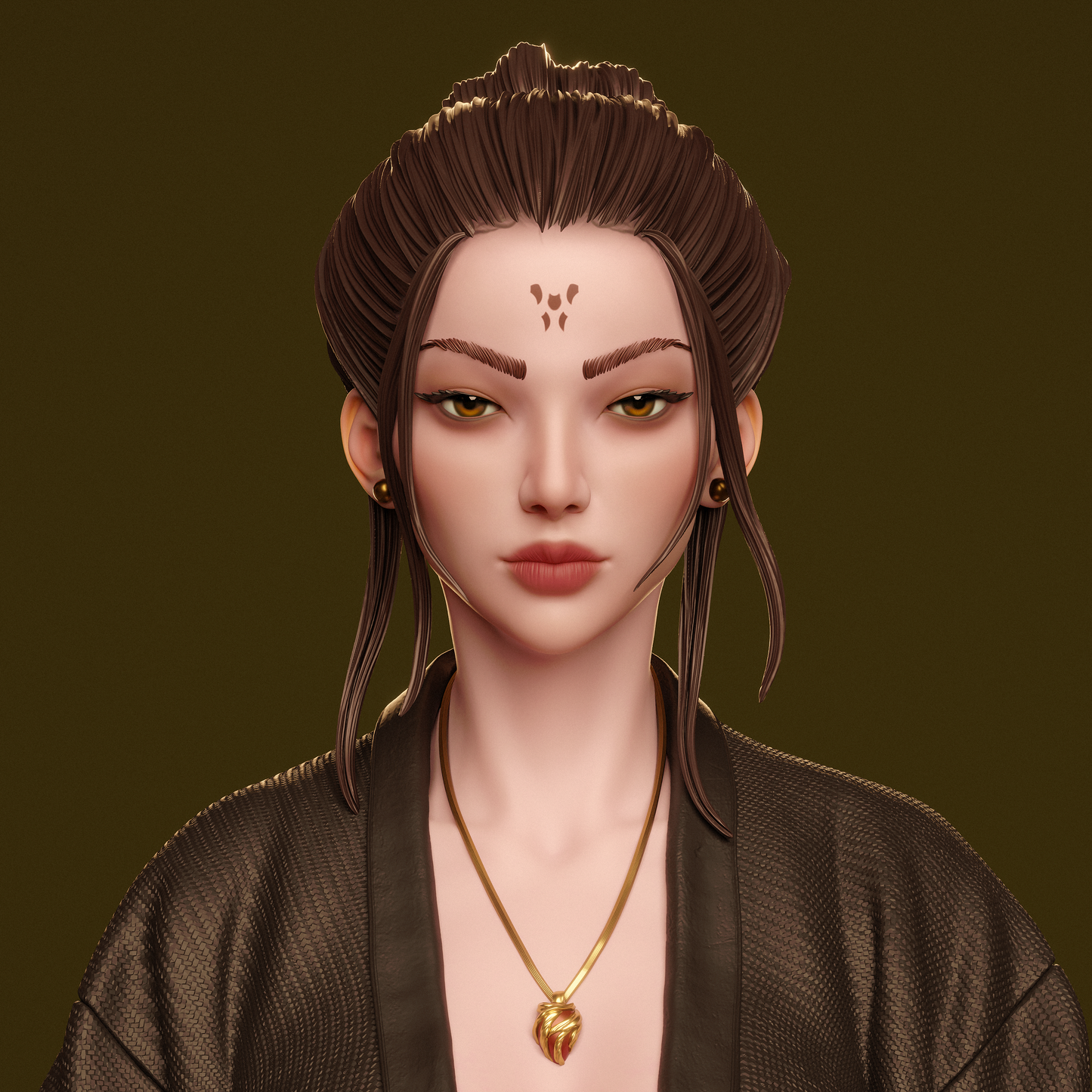 Queen Spider Demon Style Yokai Empress Resin Kit – Unpainted 3D Printed Model Kit