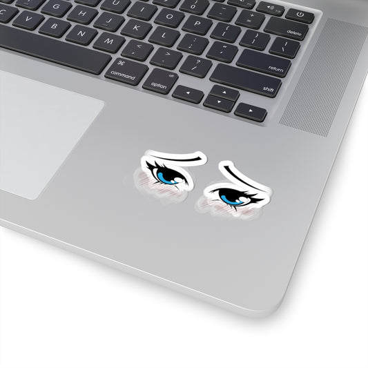 Ahegao Rolling Eyes Sticker – Anime Eyes Art – Cute Otaku Vinyl Decal