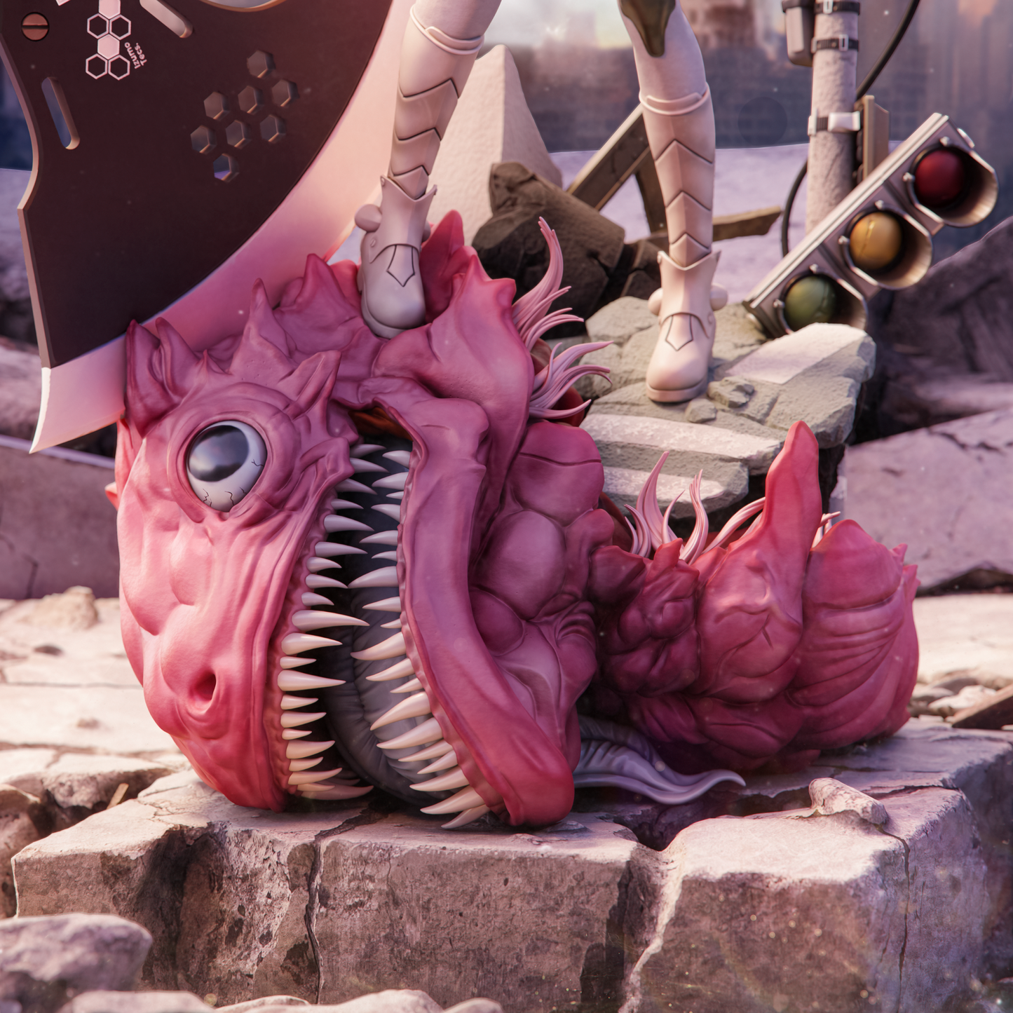 Kikoru Shinomiya Style Monster Hunter Resin Kit – Unpainted 3D Printed Model Kit