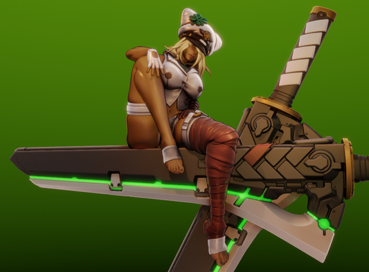 Ramlethal style Executioner’s Rest Girl resin kit – Unpainted 3D Printed Model kit
