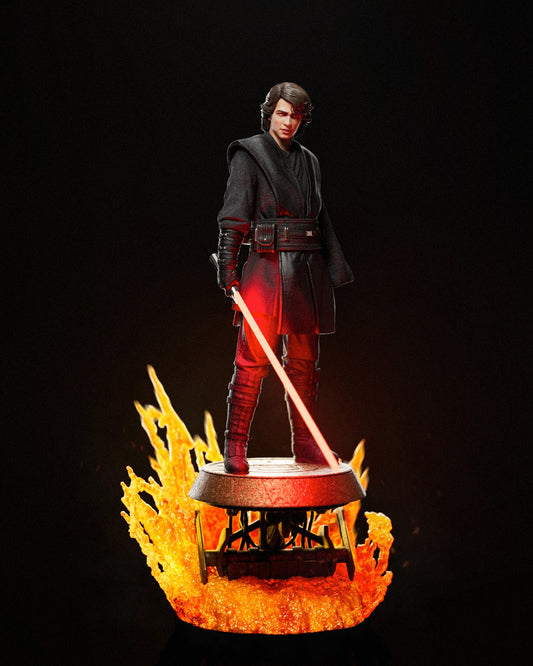 Anakin style Fallen Chosen One resin kit – Unpainted 3D Printed Model kit