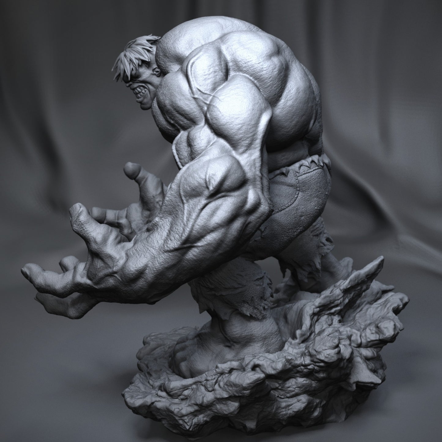 Hulk Style Gamma Titan Resin Kit – Unpainted 3D Printed Model Kit