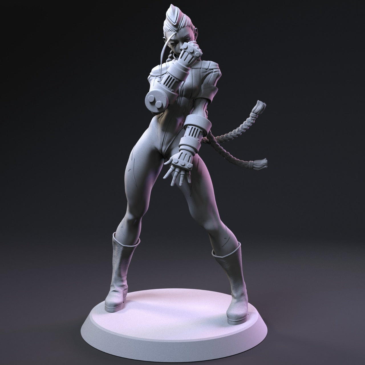 Cammy Style Delta Red Operative Resin Kit – Unpainted 3D Printed Model Kit