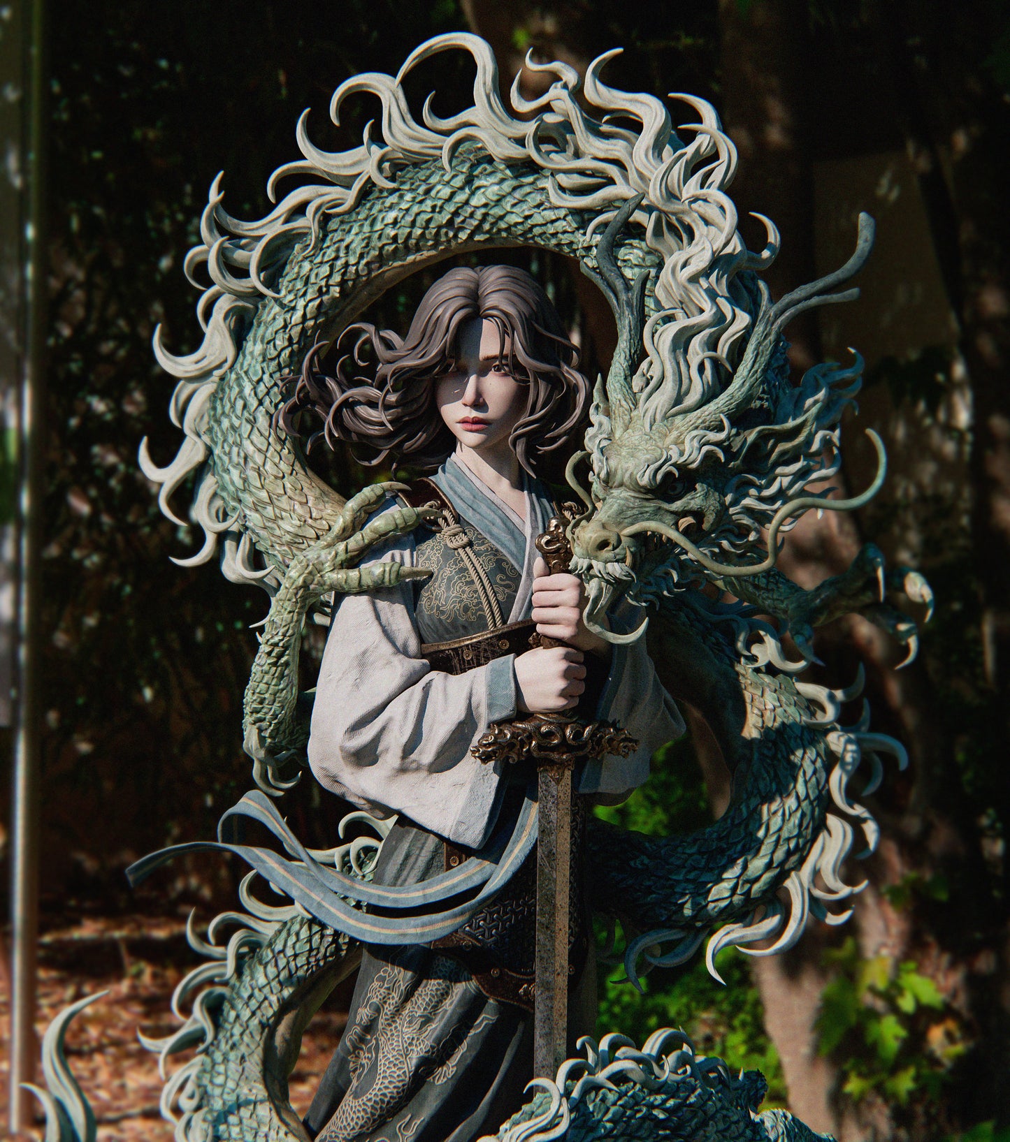 Royal Mulan resin kit – Unpainted 3D Printed Model kit