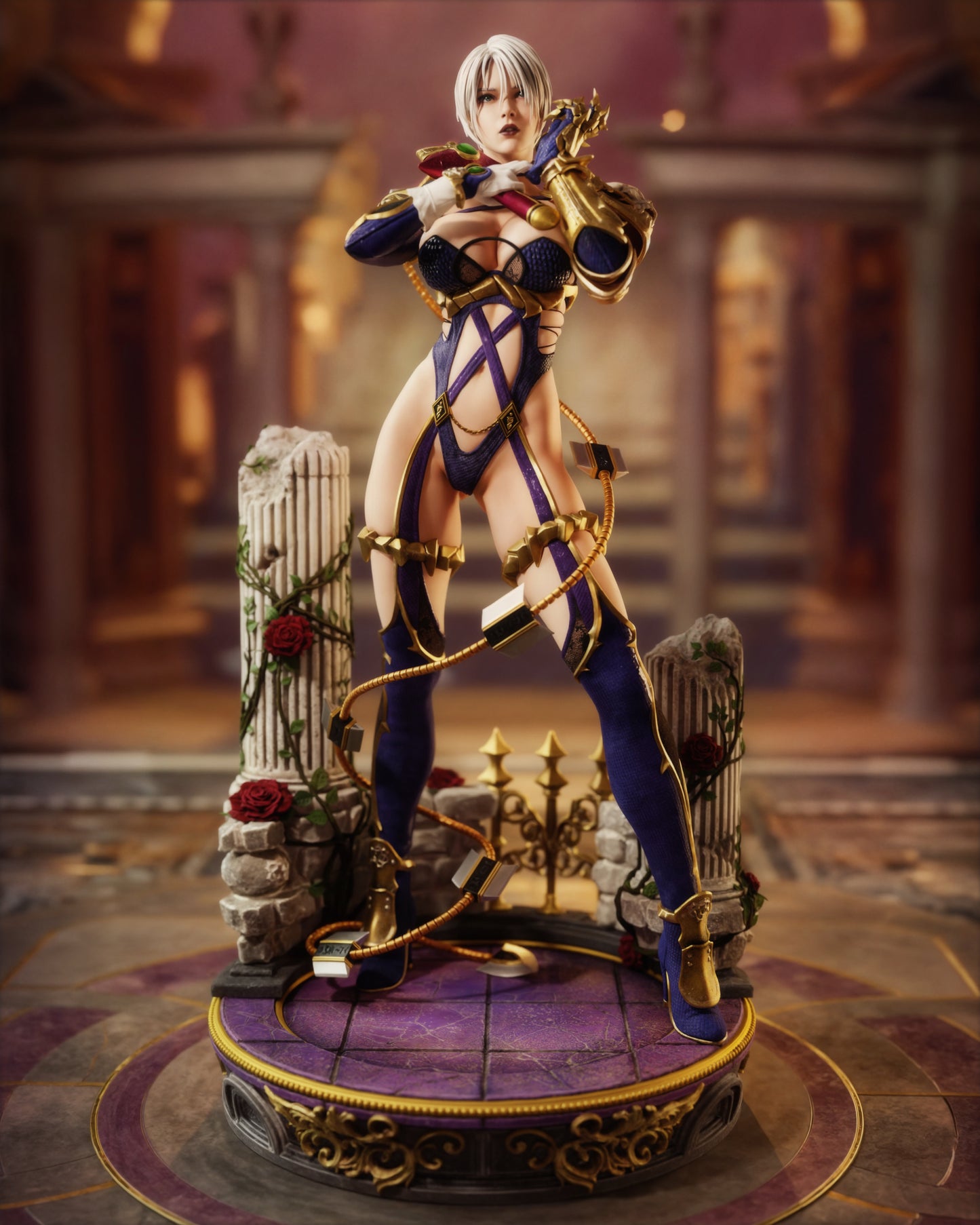 Ivy Valentine Style Soulcalibur Unpainted Resin Garage Model Kit (1/6-1/12)