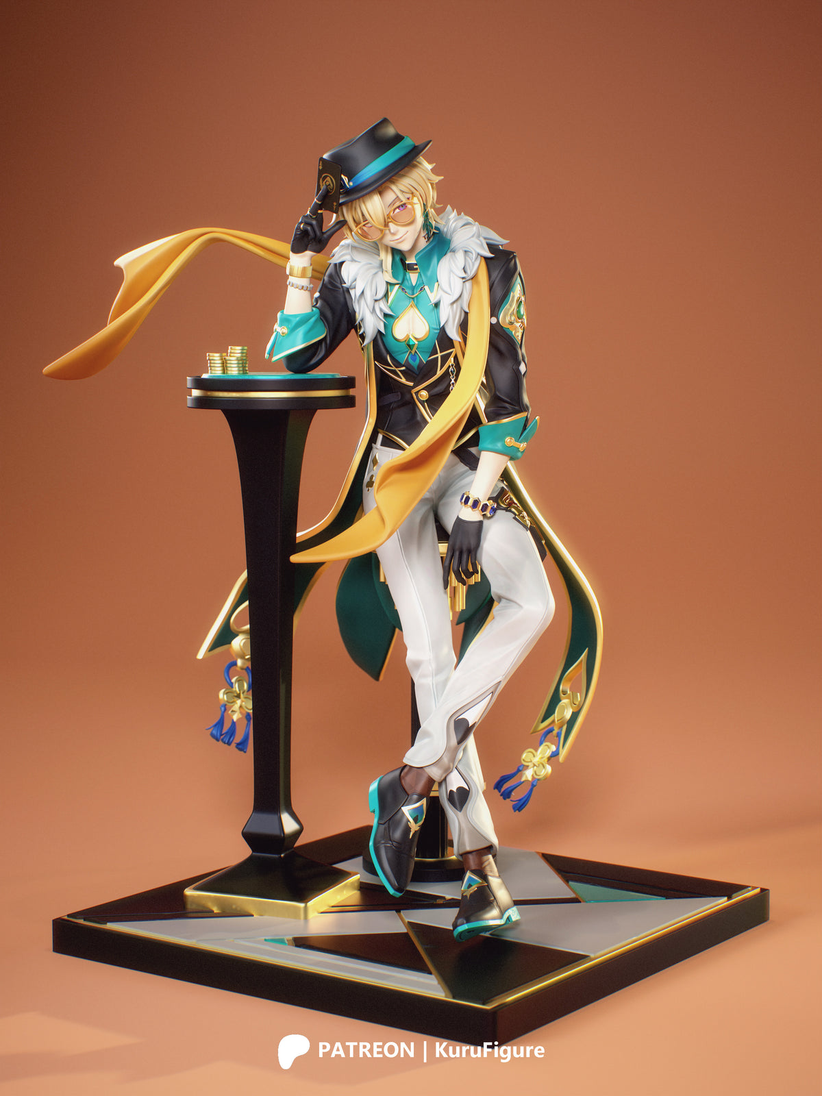 Aventurine Style Honkai Star Rail Unpainted Resin Kit (1/6-1/12)