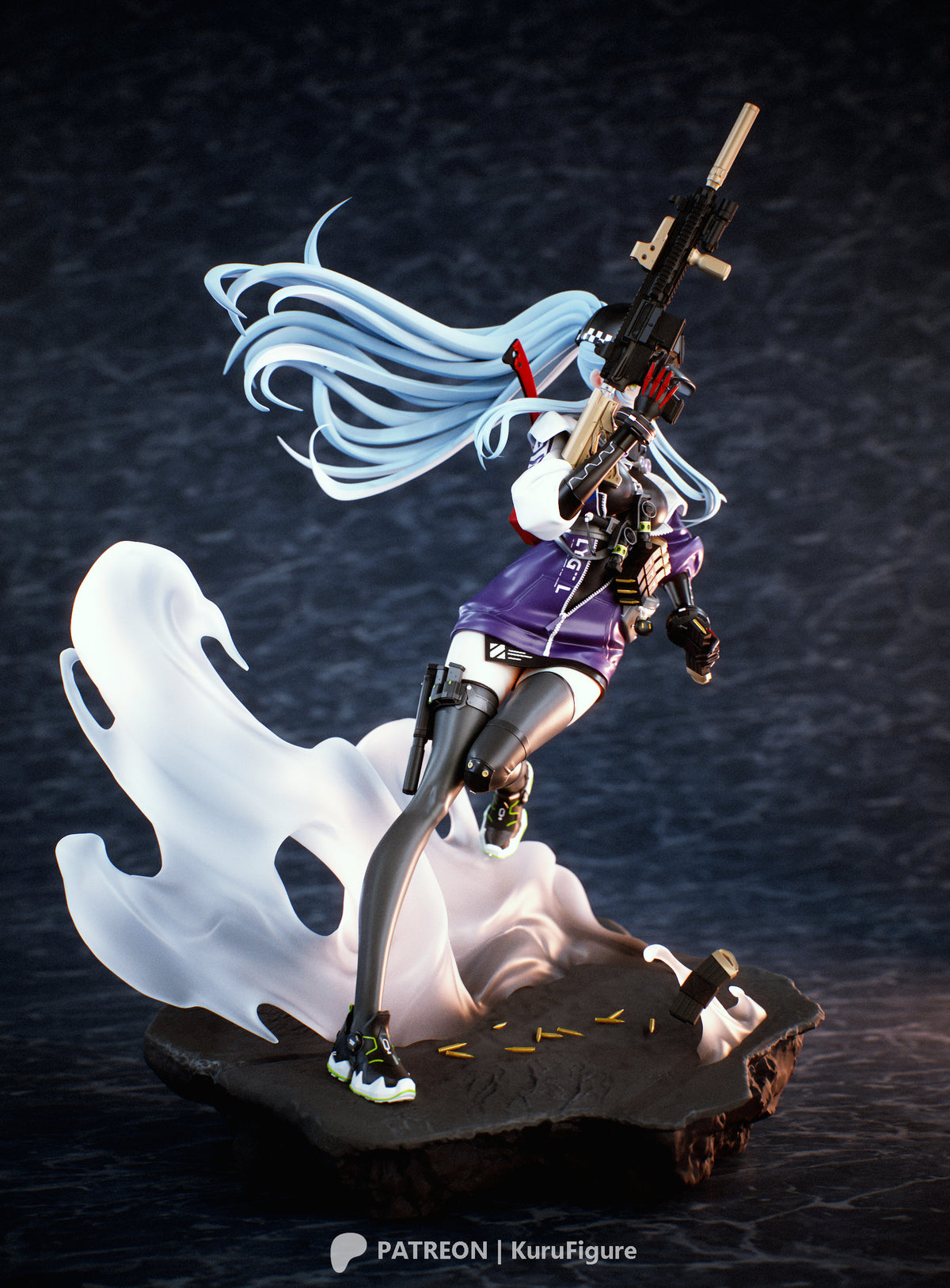 Klukai Style Girls Frontline 2 Unpainted Resin Kit (1/6-1/12)