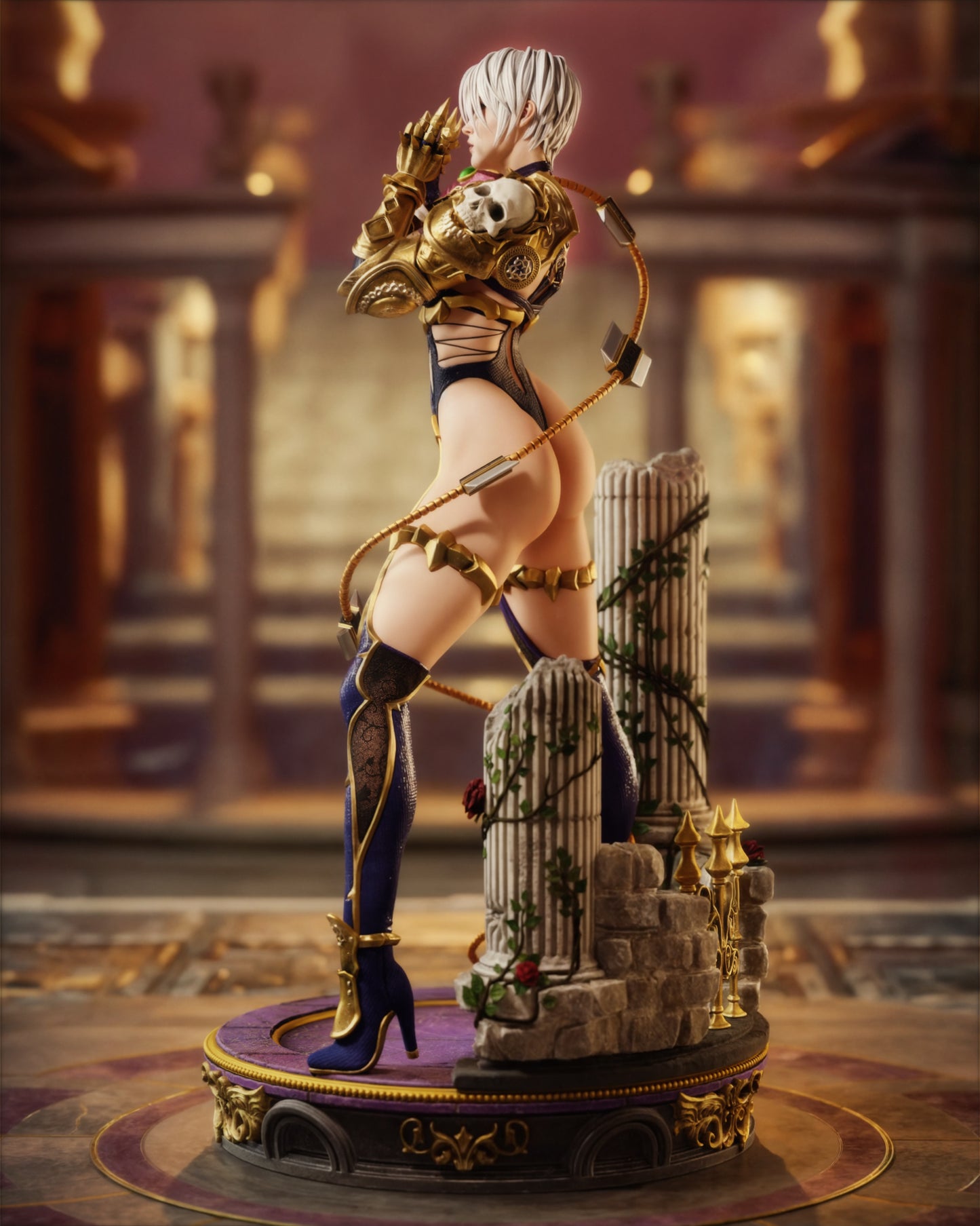 Ivy Valentine Style Soulcalibur Unpainted Resin Garage Model Kit (1/6-1/12)