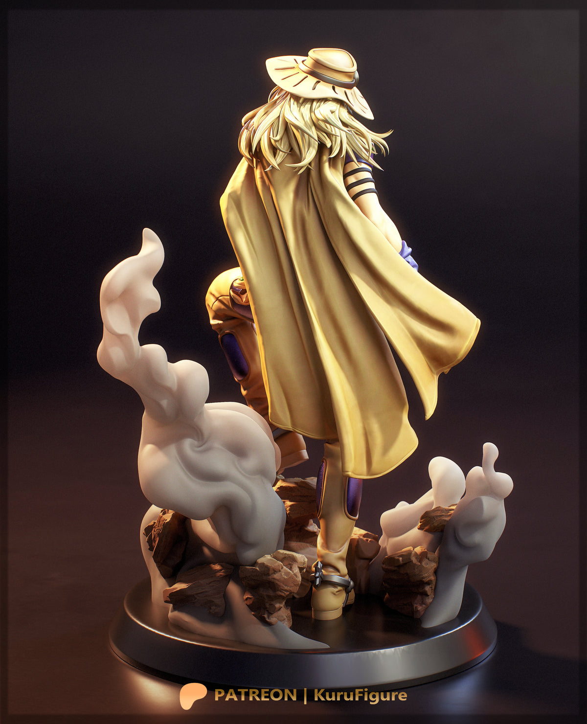 Gyro Zeppeli Style Steel Ball Run Unpainted Resin Kit (1/6-1/12)