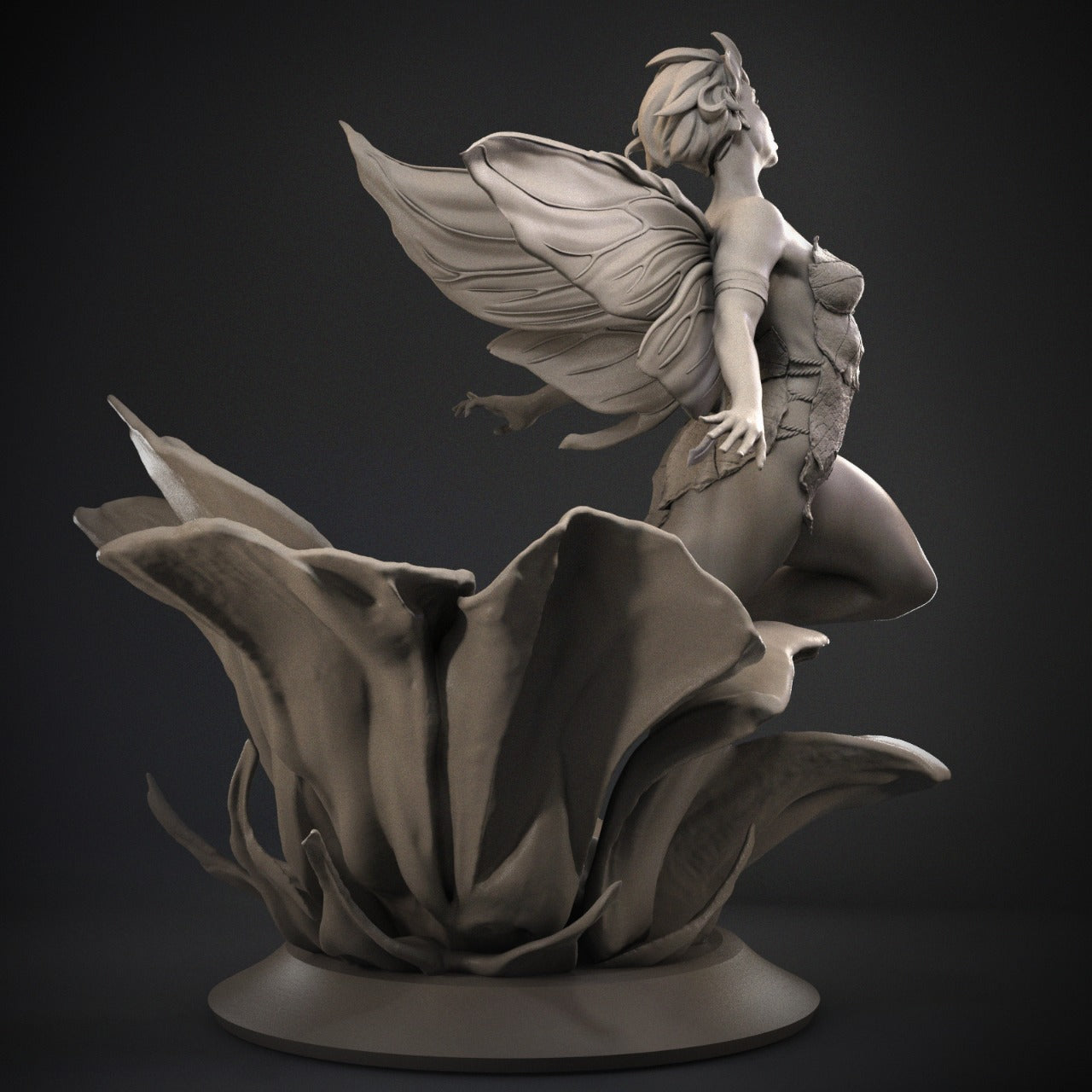 Tinkerbell Style Woodland Fairy Resin Kit – Unpainted 3D Printed Model Kit