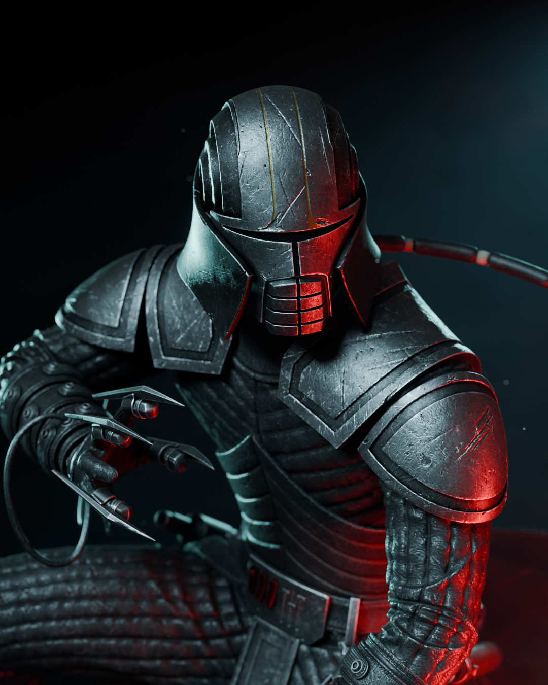 Starkiller Style Force Adept Resin Kit – Unpainted 3D Printed Model Kit