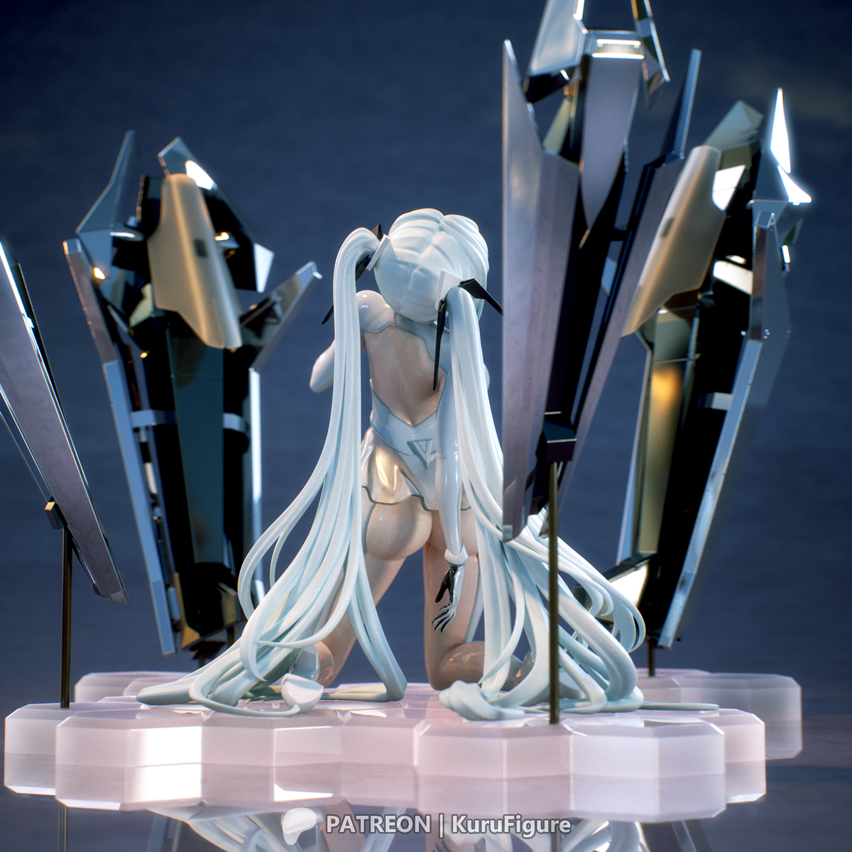 Cinderella Style NIKKE Unpainted Resin Garage Kit (1/6-1/12)