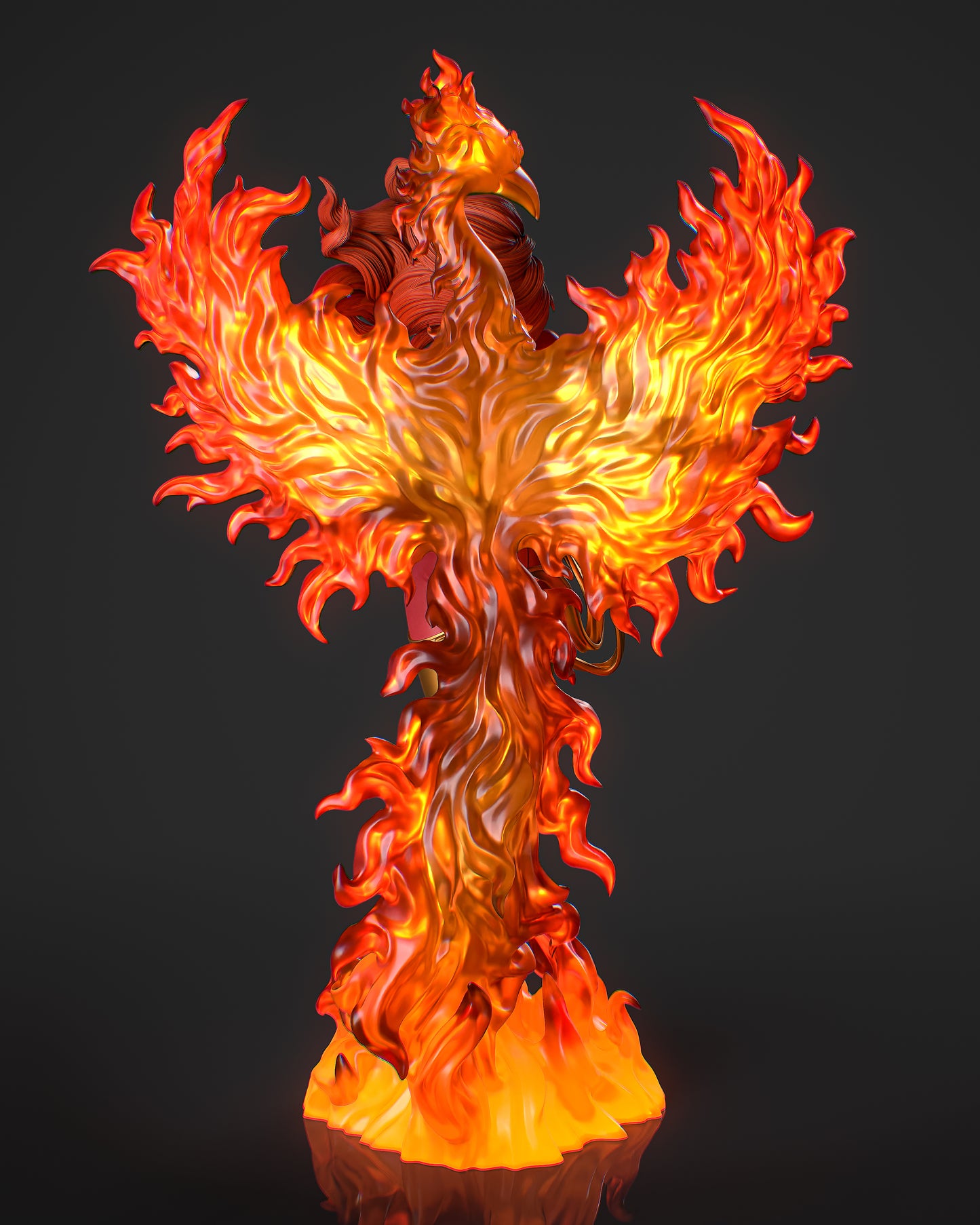 Phoenix style Ascendant Girl resin kit – Unpainted 3D Printed Model kit