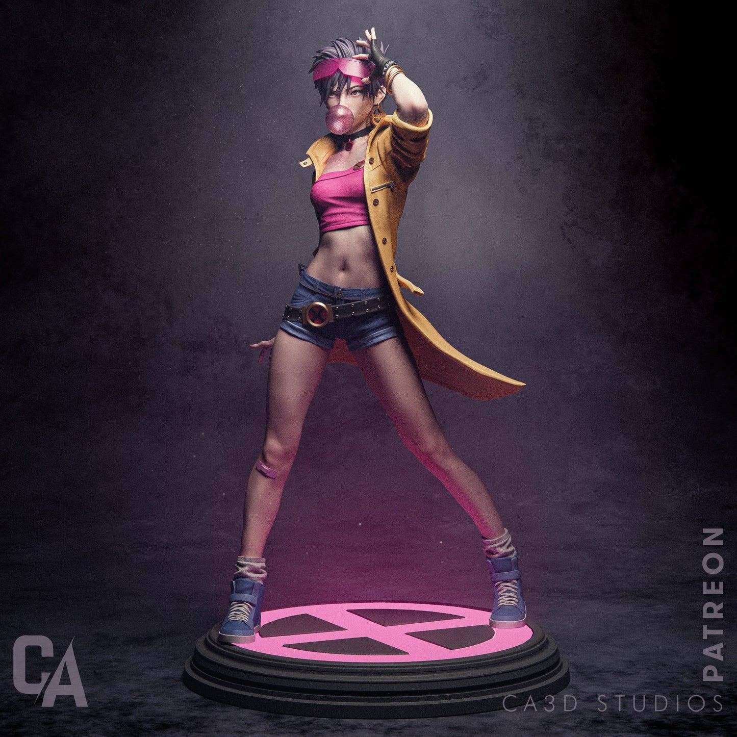Jubilee style Firecracker Flair Girl resin kit – Unpainted 3D Printed Model kit