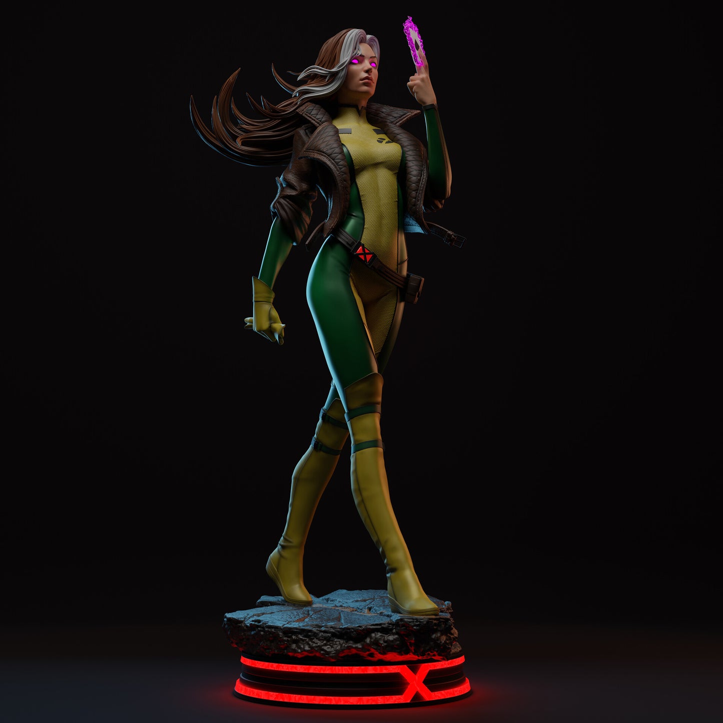 Rogue style Southern Powerhouse Girl resin kit – Unpainted 3D Printed Model kit