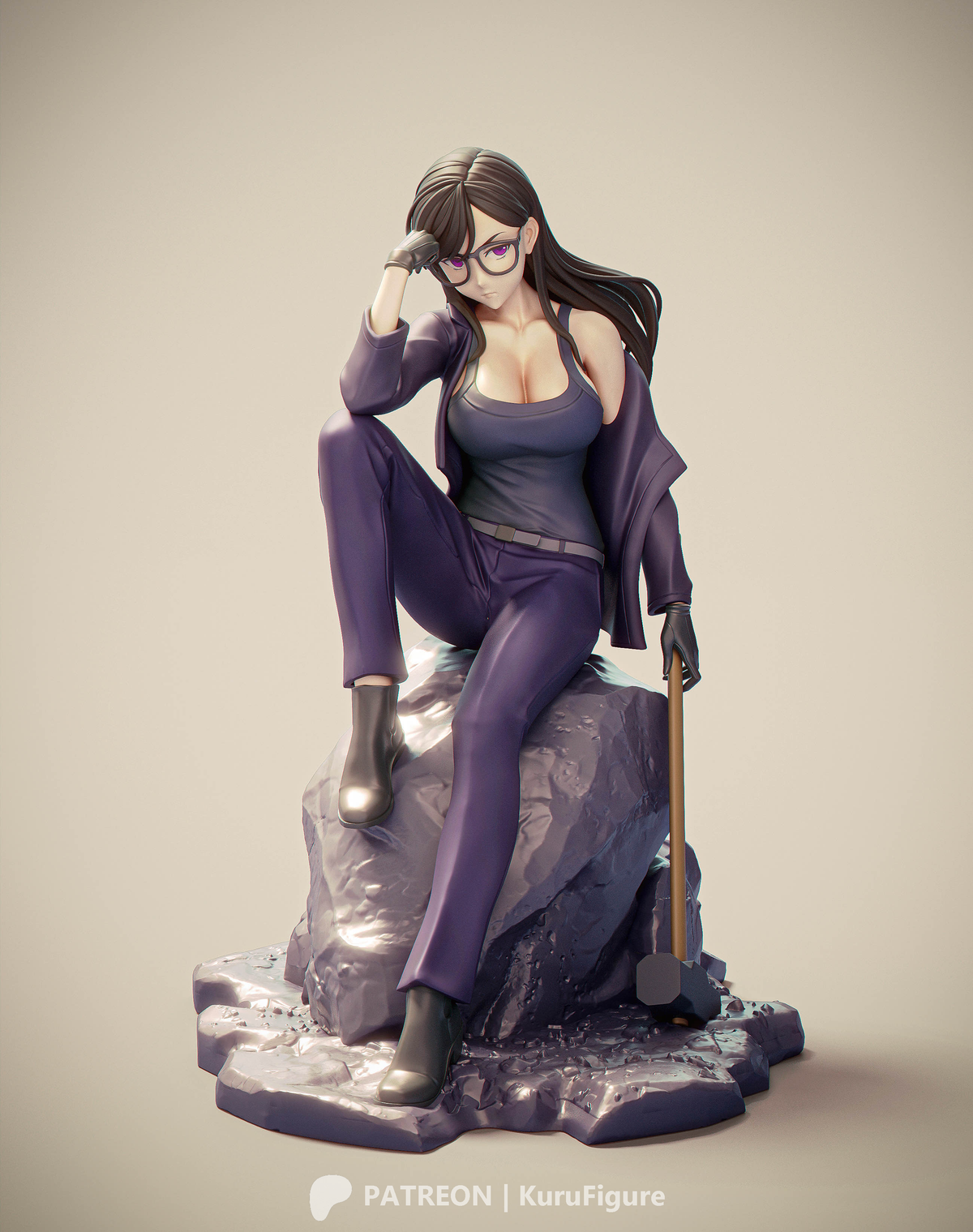 Hizuru Minakata Style Summer Time Rendering Unpainted Resin Kit (1/6-1/12)