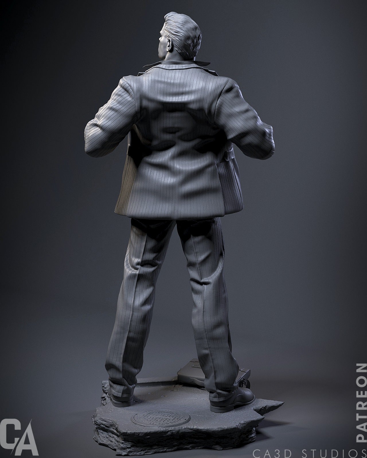 Superman style Man of Might resin kit – Unpainted 3D Printed Model kit