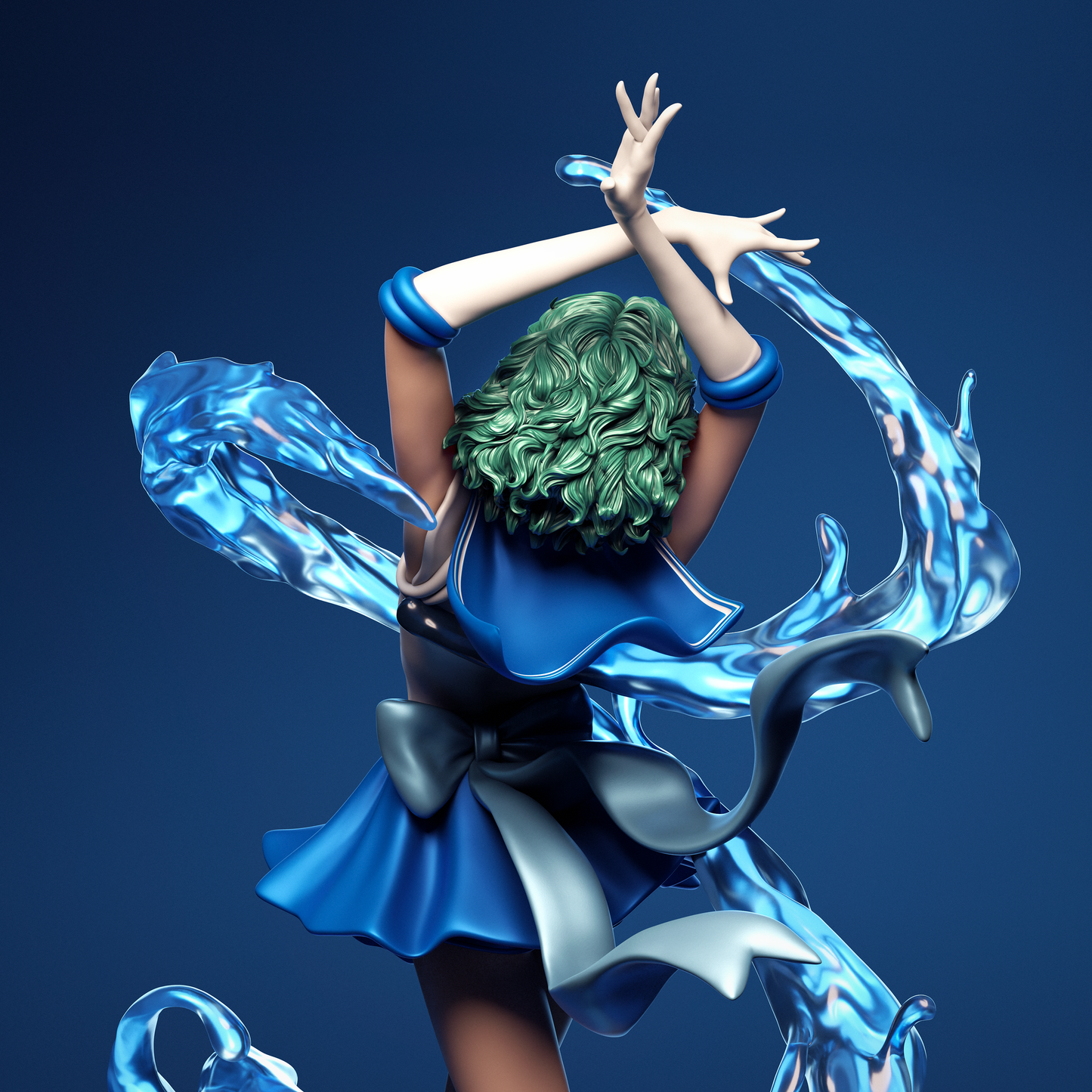 Sailor Mercury resin kit – Unpainted 3D Printed Model kit