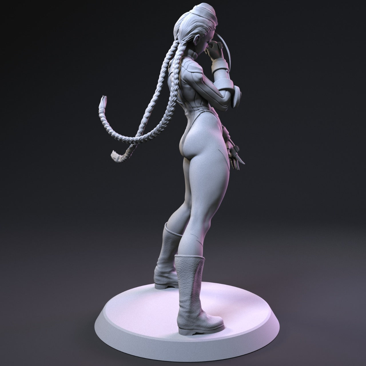 Cammy Style Delta Red Operative Resin Kit – Unpainted 3D Printed Model Kit