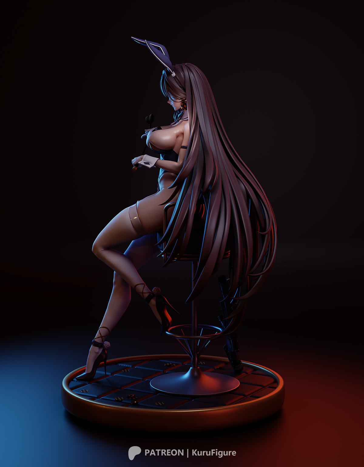 Bunny Marciana Style NIKKE Unpainted Resin Garage Kit (1/6-1/12)