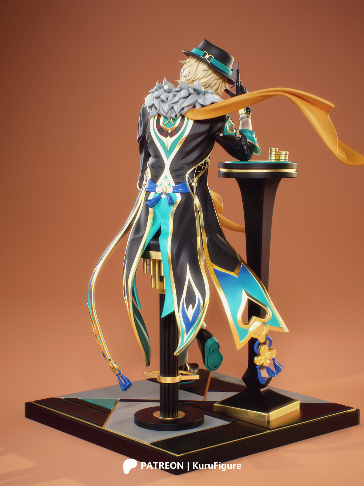 Aventurine Style Honkai Star Rail Unpainted Resin Kit (1/6-1/12)