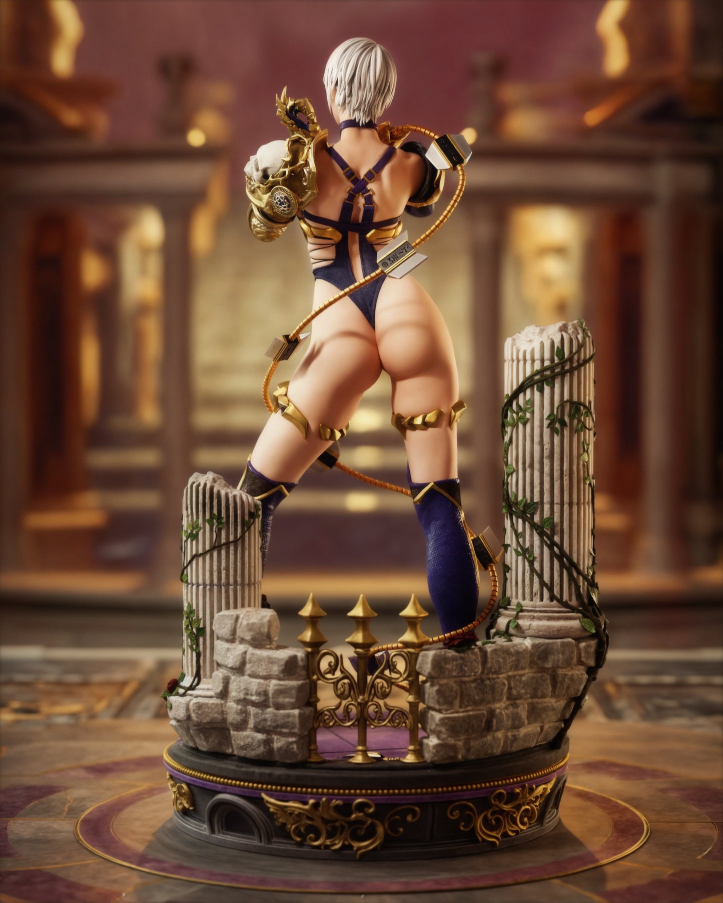 Ivy Valentine Style Soulcalibur Unpainted Resin Garage Model Kit (1/6-1/12)
