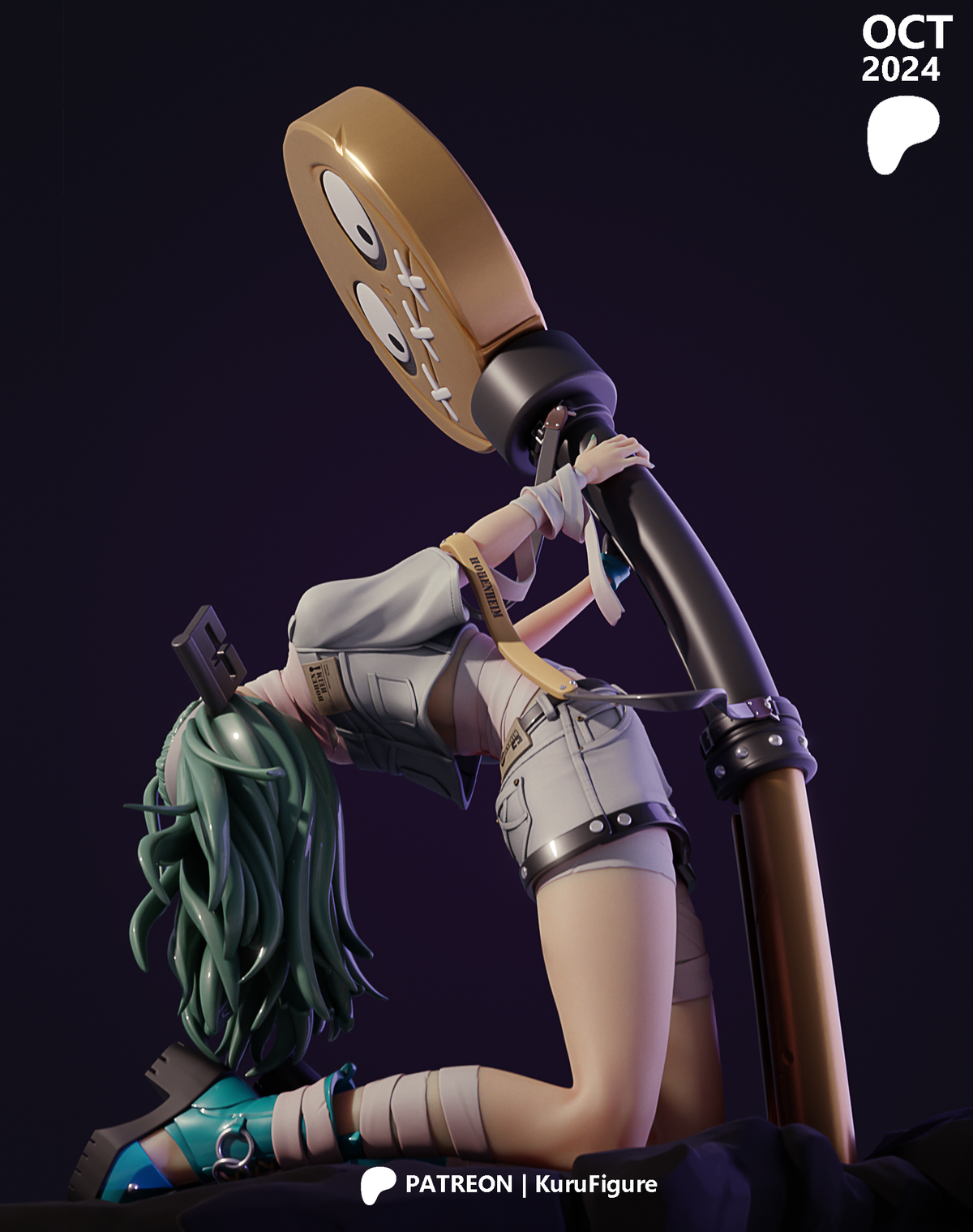 A.B.A Style Guilty Gear Unpainted Resin Garage Kit (1/6-1/12)