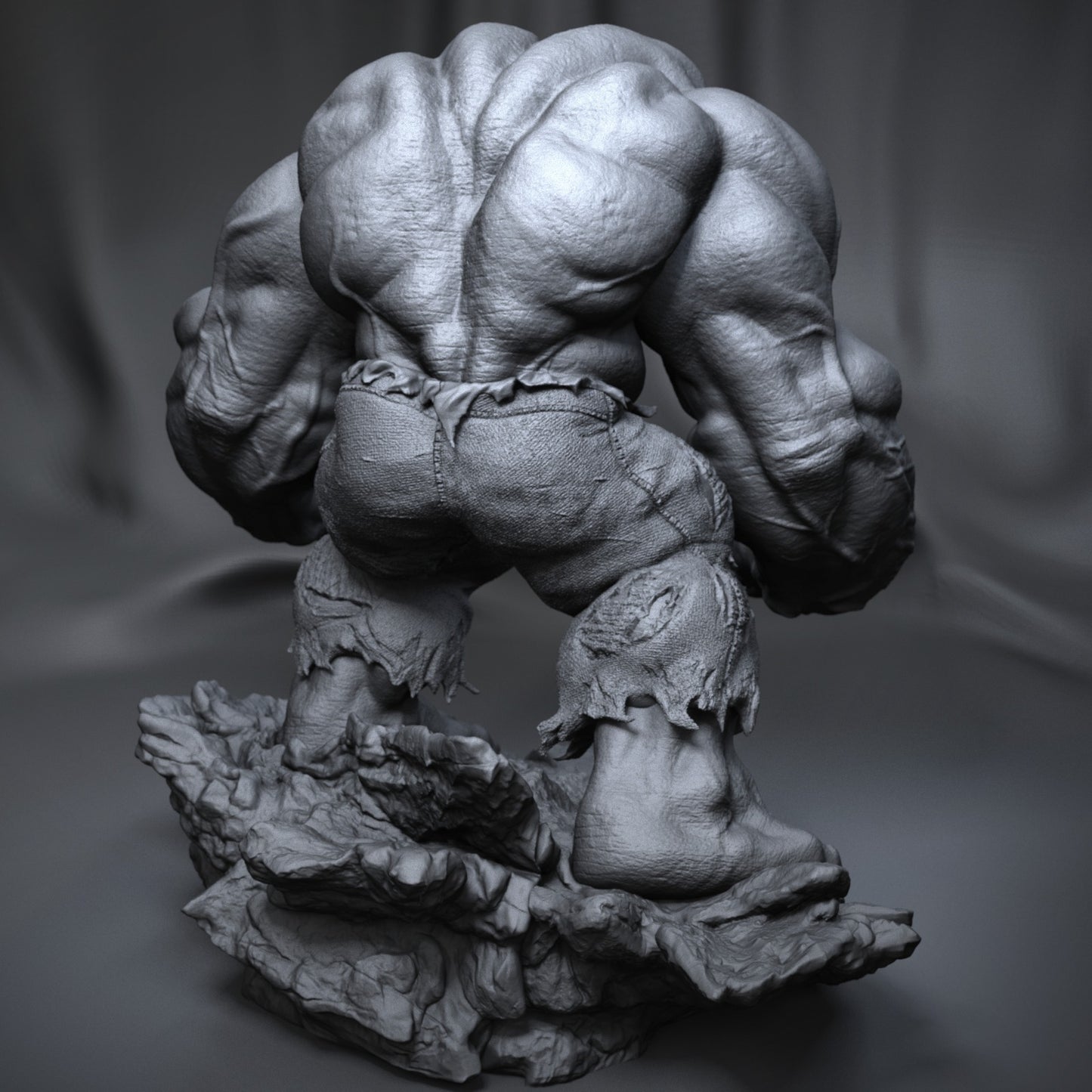 Hulk Style Gamma Titan Resin Kit – Unpainted 3D Printed Model Kit