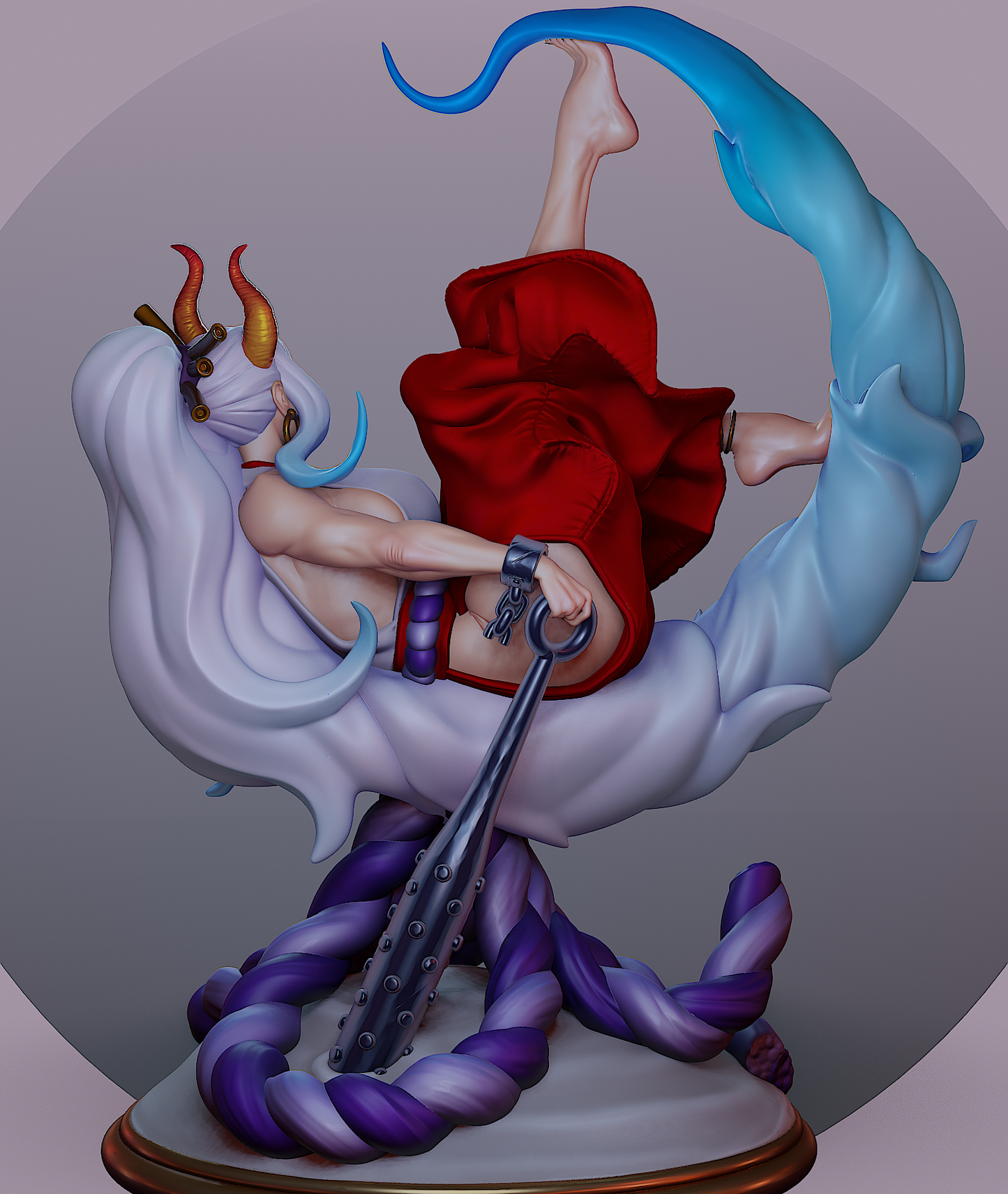 Yamato style Frost Guardian Girl resin kit – Unpainted 3D Printed Model kit