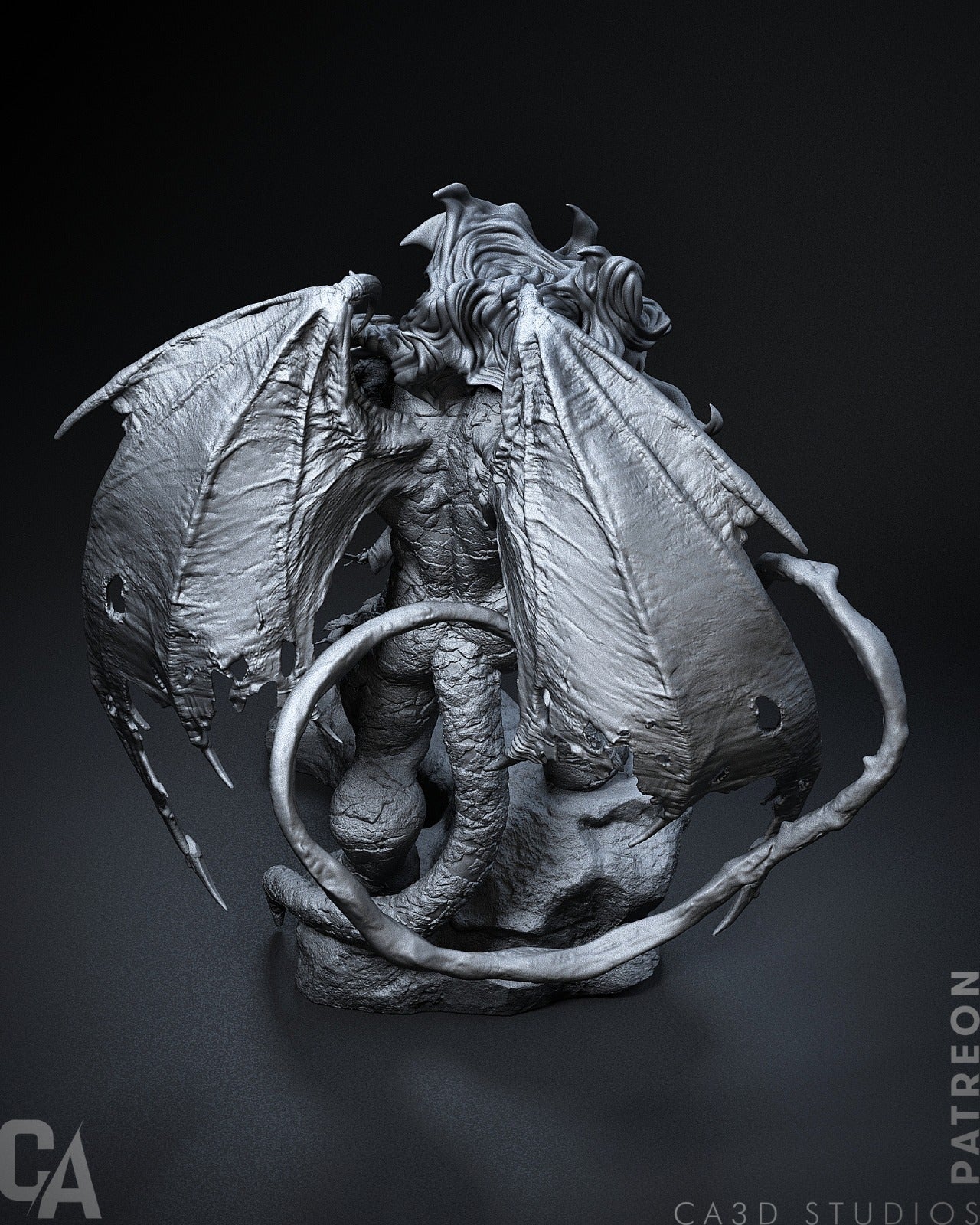 Gandalf vs Balrog style Bridge Duel resin kit – Unpainted 3D Printed Model kit