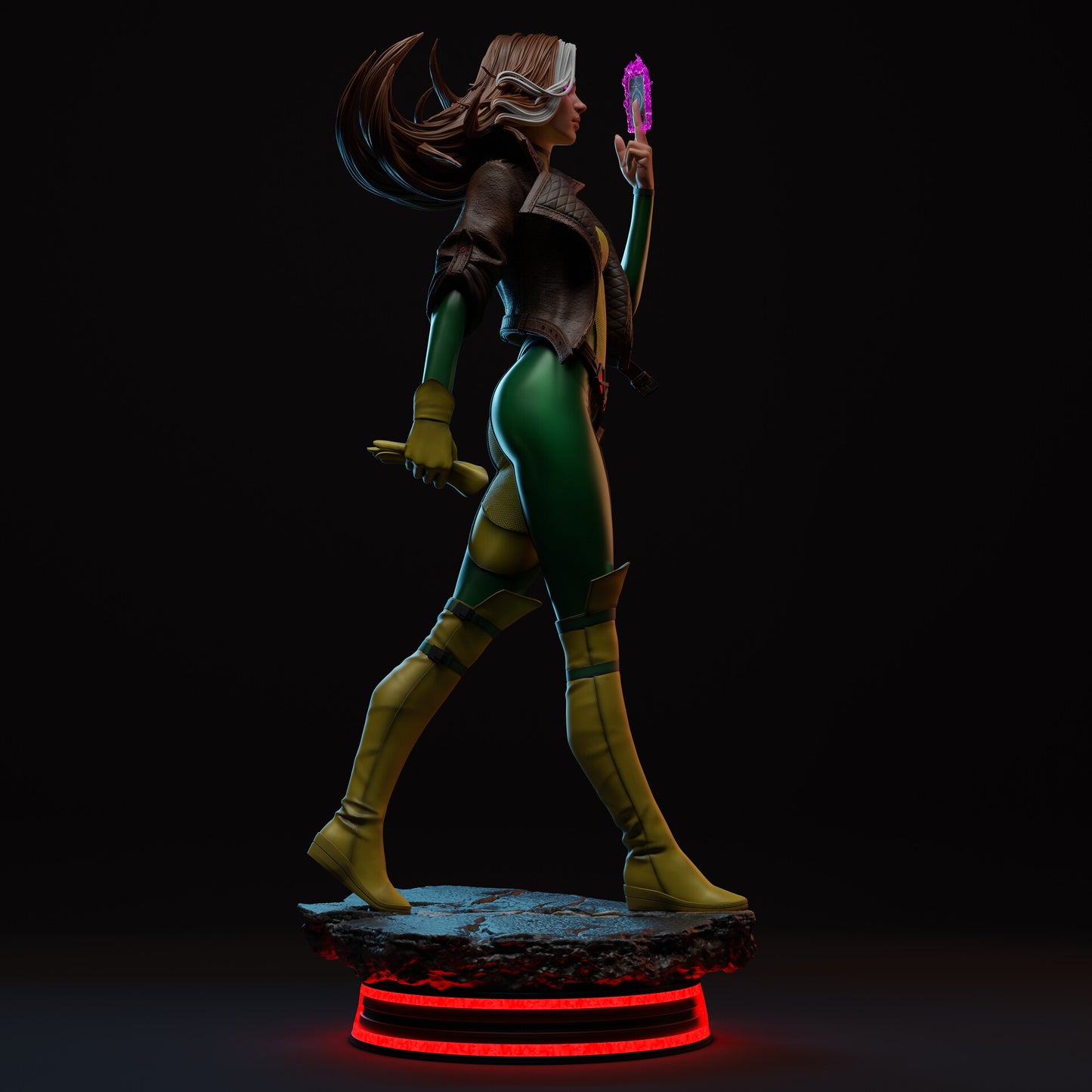 Rogue style Southern Powerhouse Girl resin kit – Unpainted 3D Printed Model kit
