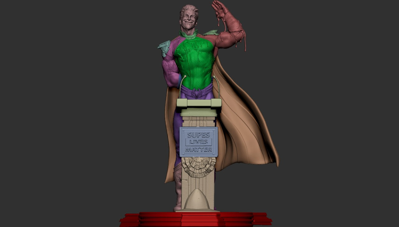 Homelander style Evil Hero resin kit – Unpainted 3D Printed Model kit