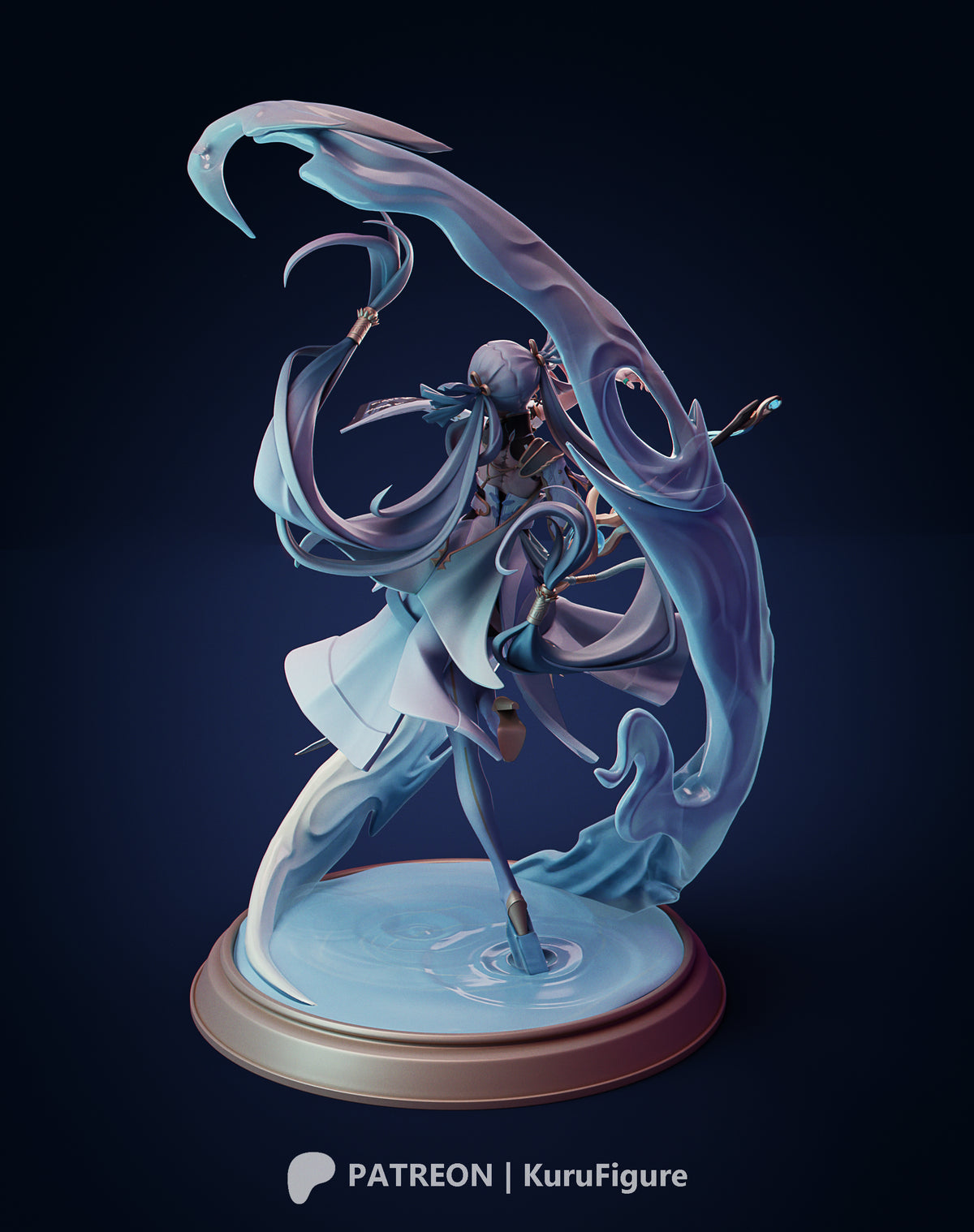 Jinhsi Style Wuthering Waves Unpainted Resin Garage Kit (1/6-1/12)