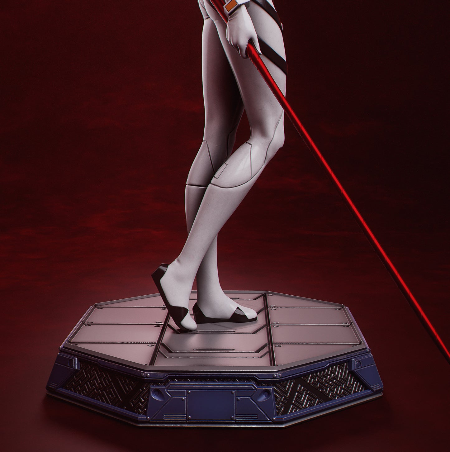 Rei Ayanami style resin kit – Unpainted 3D Printed Model kit