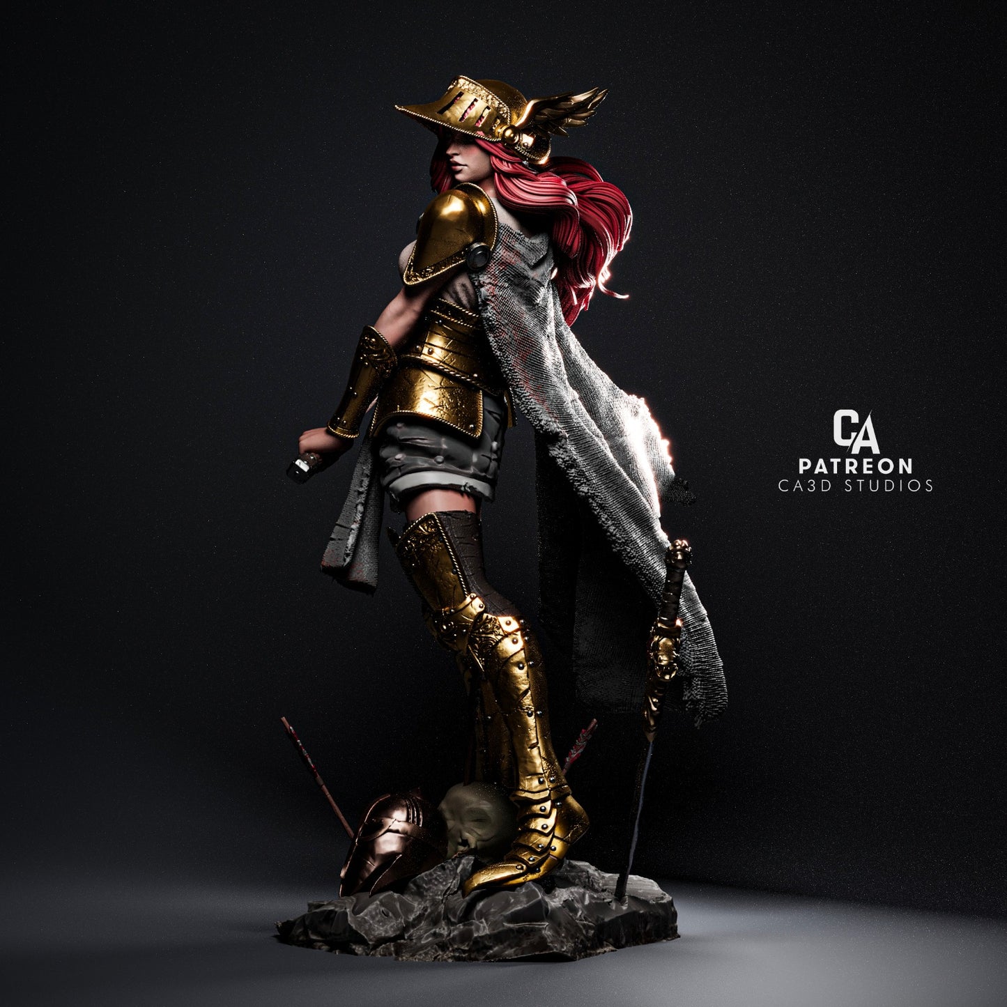 Valkyrie Malenia Style Elden Ring Unpainted Resin Garage Model Kit (1/6-1/12)