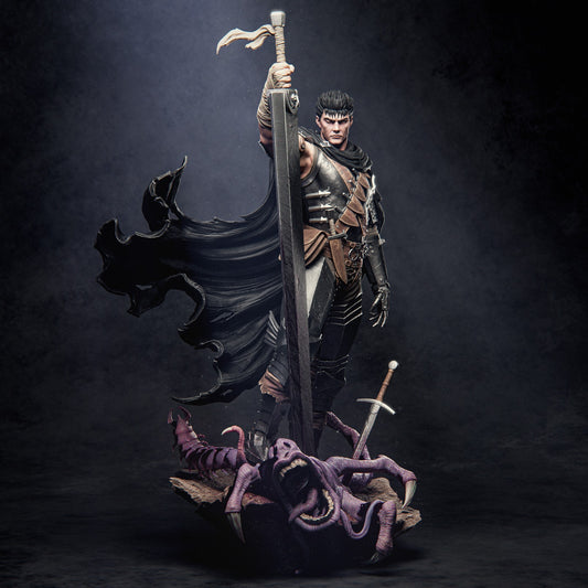 Guts style Black Swordsman resin kit – Unpainted 3D Printed Model kit