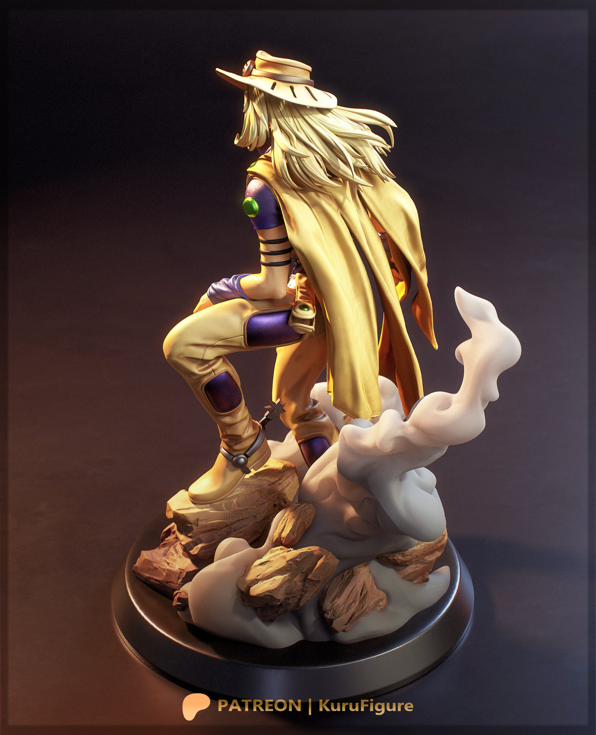 Gyro Zeppeli Style Steel Ball Run Unpainted Resin Kit (1/6-1/12)