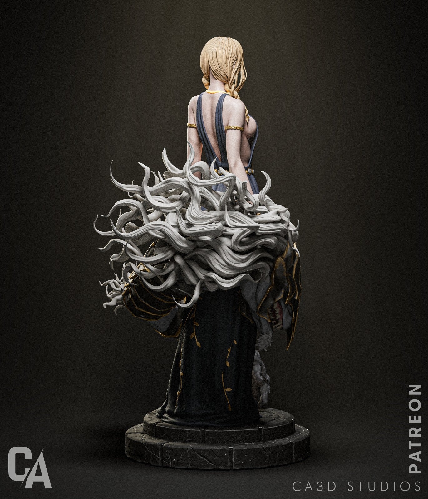 Marika & Maliketh Style Elden Ring Unpainted Resin Garage Kit (1/6-1/12)