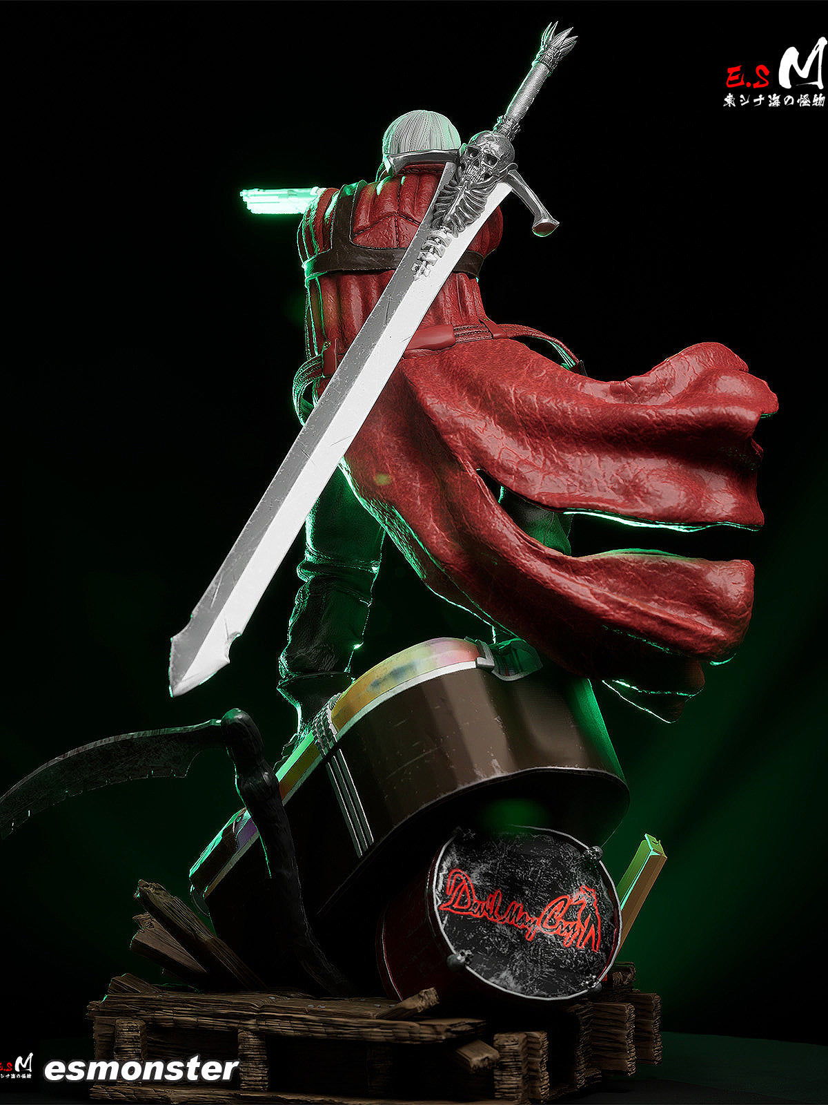 Dante Style Devil May Cry Unpainted Resin Garage Model Kit (1/6-1/12)