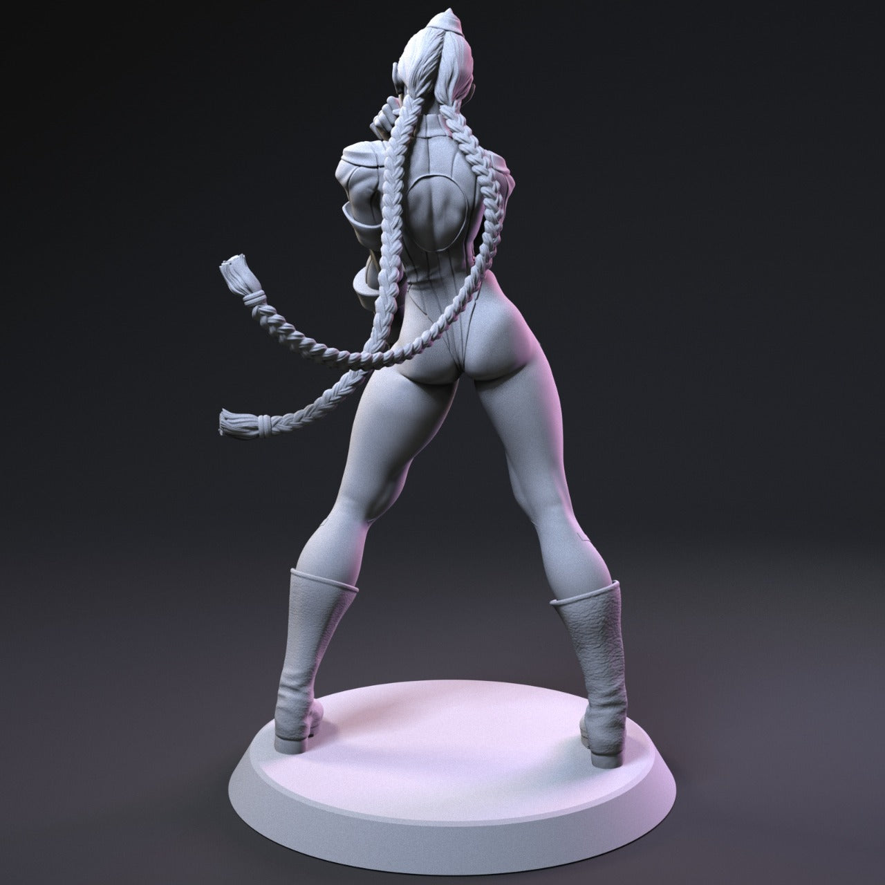 Cammy Style Delta Red Operative Resin Kit – Unpainted 3D Printed Model Kit